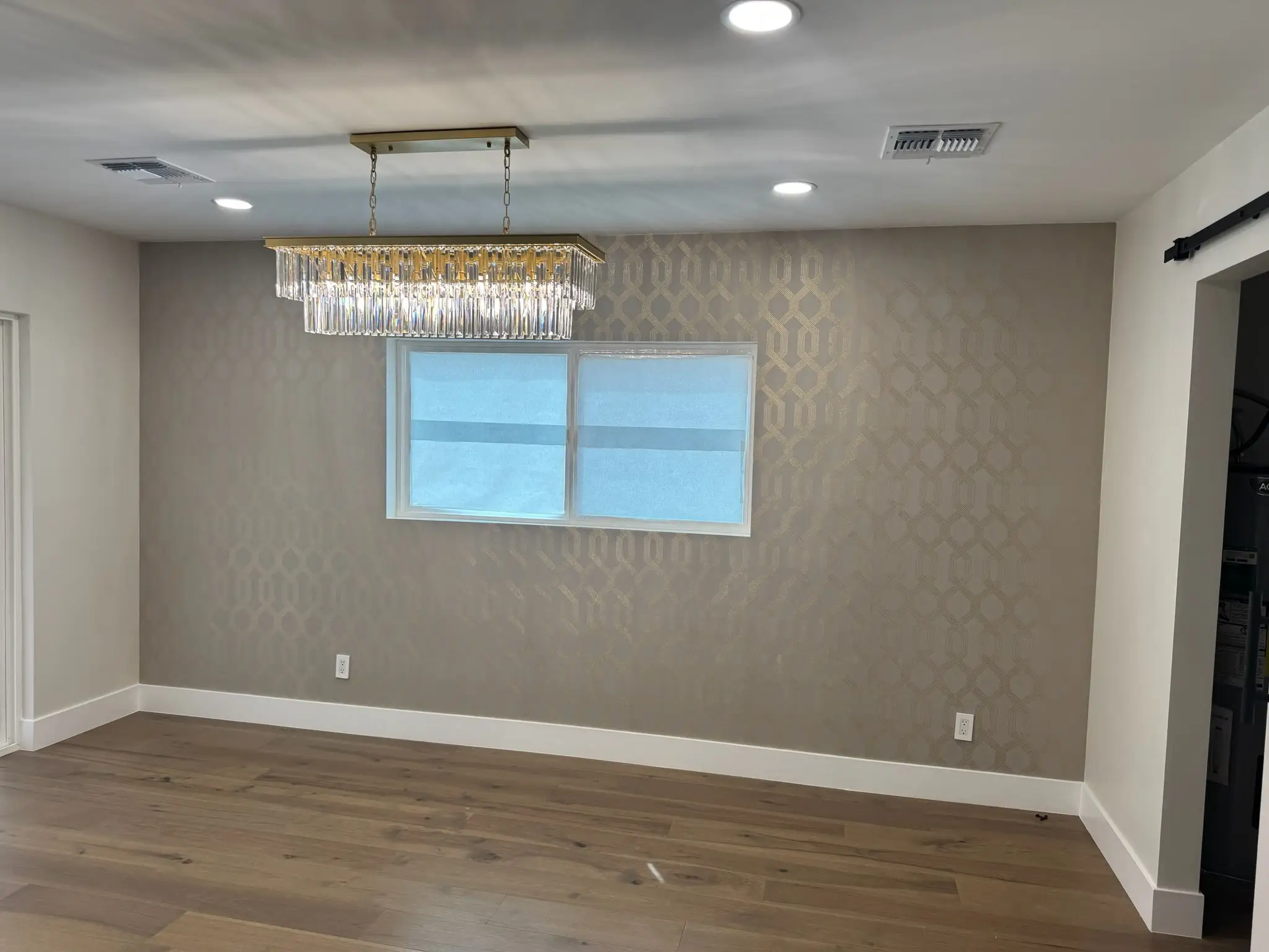 Wallpaper installation project in Morgan Hill, CA