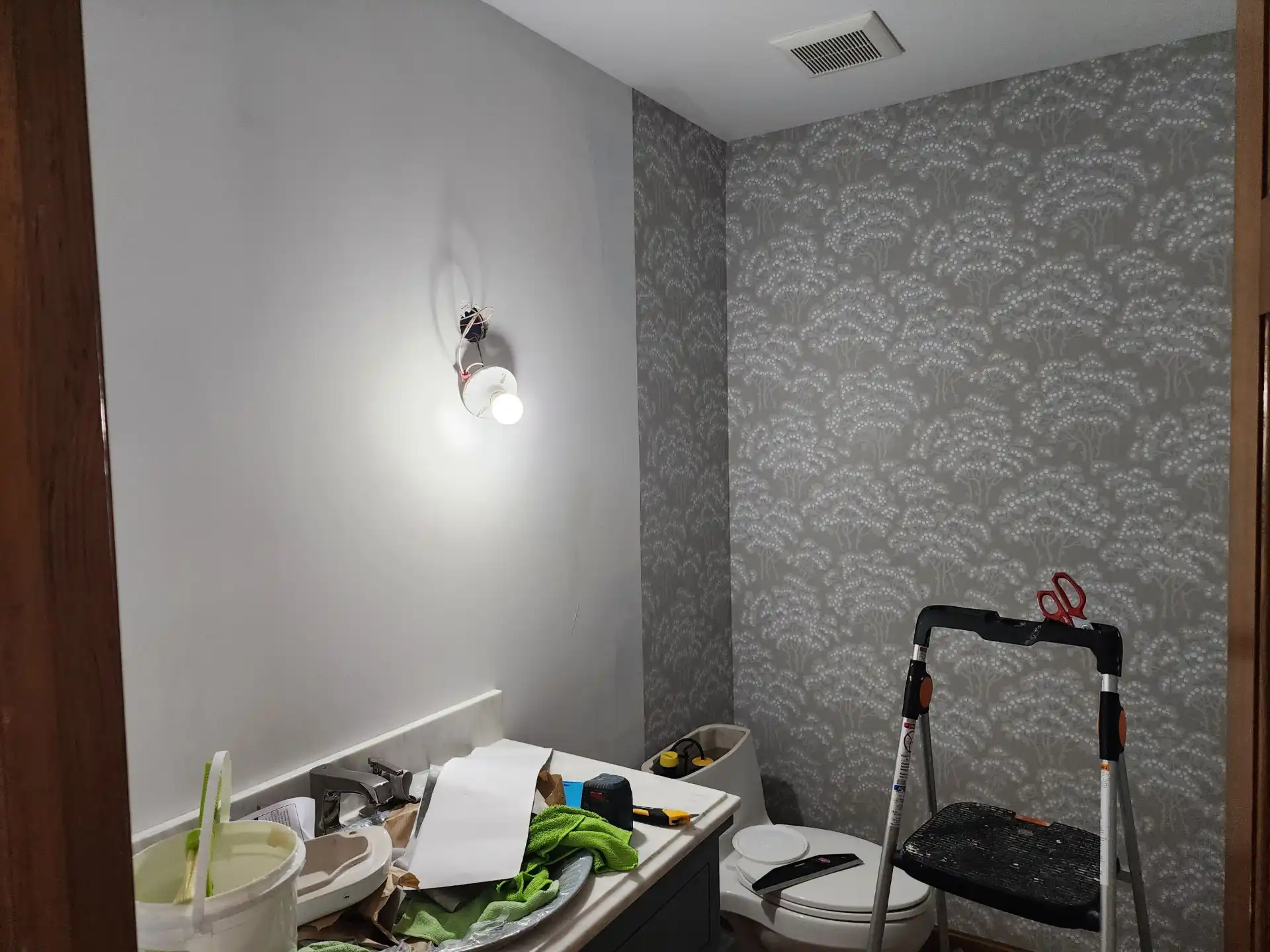 Commercial wallpaper for professional offices in Japantown, San Jose
