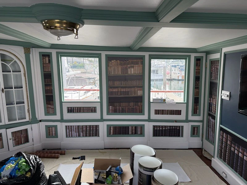 Wallpaper installation project in Sunnyvale, CA